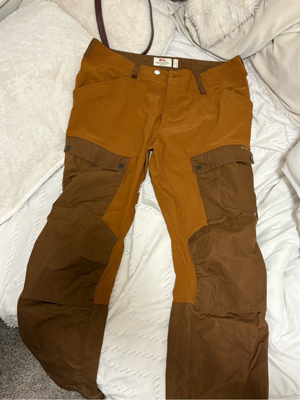 Fjallraven timber Brown – Chestnut trousers size 14 g– 1000